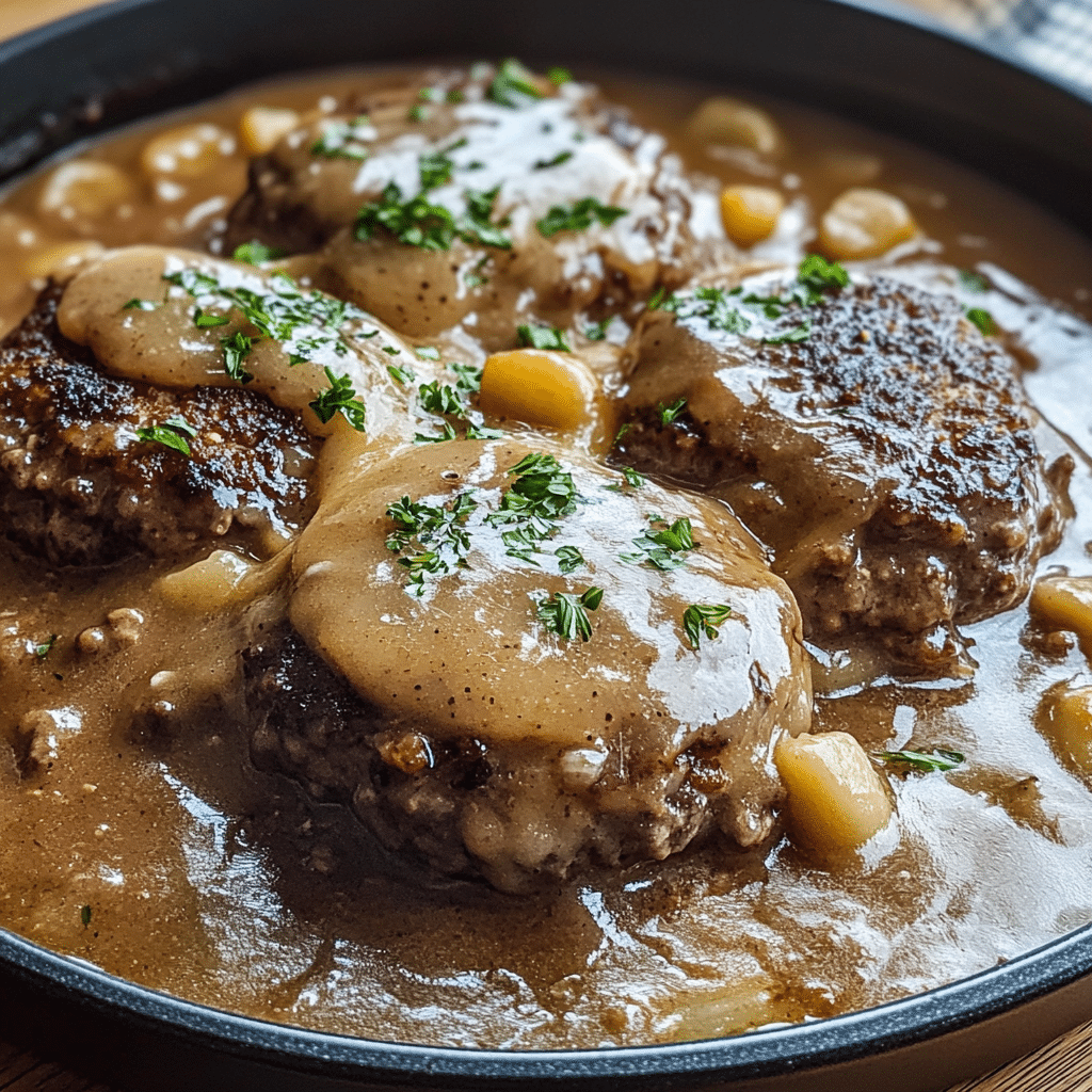 Amish Hamburger Steak Bake