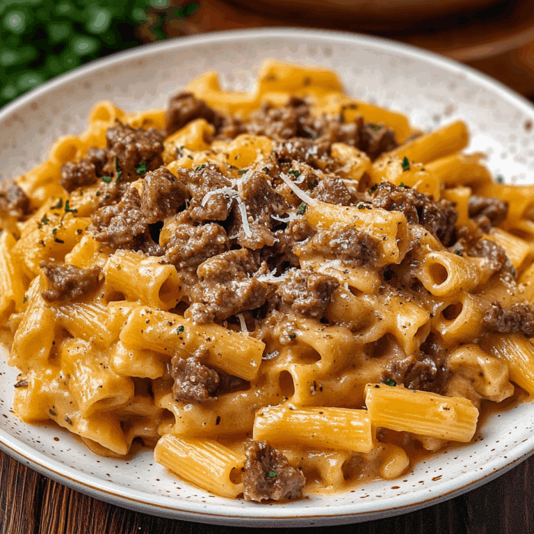 Creamy Beef Pasta Recipe