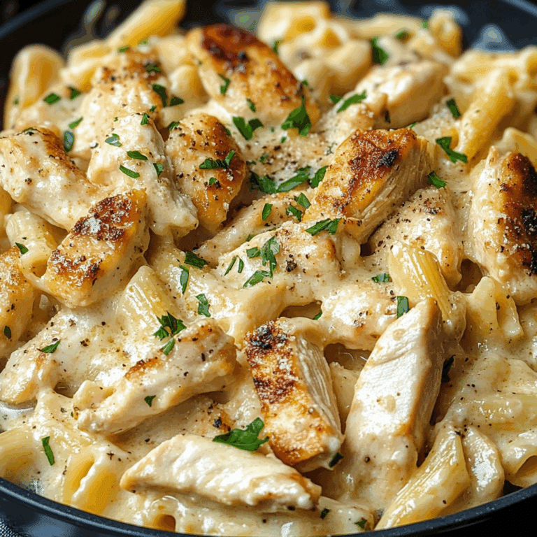Creamy White Cheddar Chicken Pasta