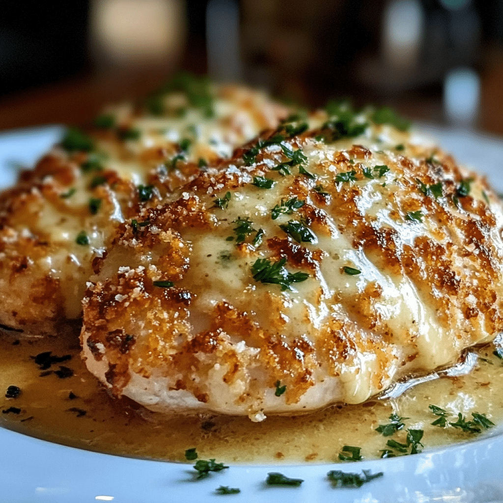 Longhorn Garlic Parmesan Crusted Chicken