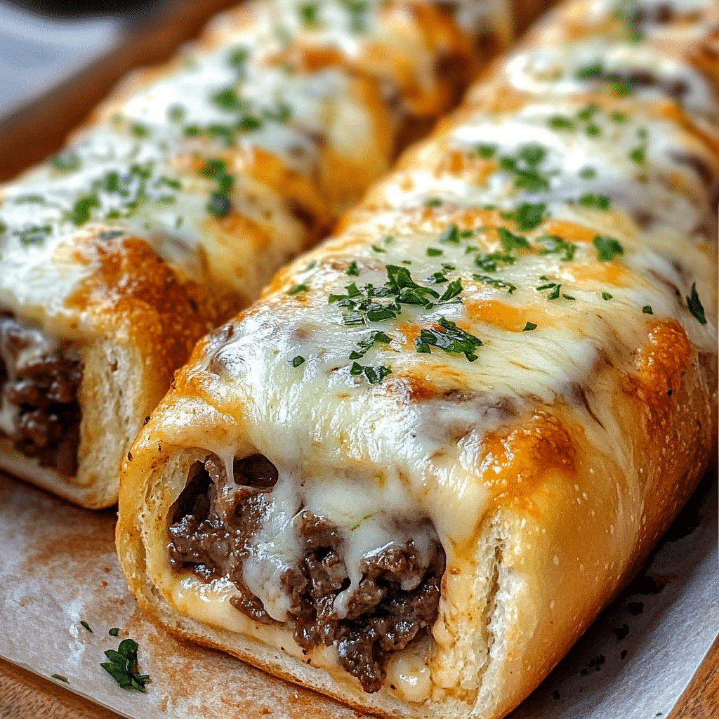 Philly Cheesesteak Stuffed Cheesy Breadsticks