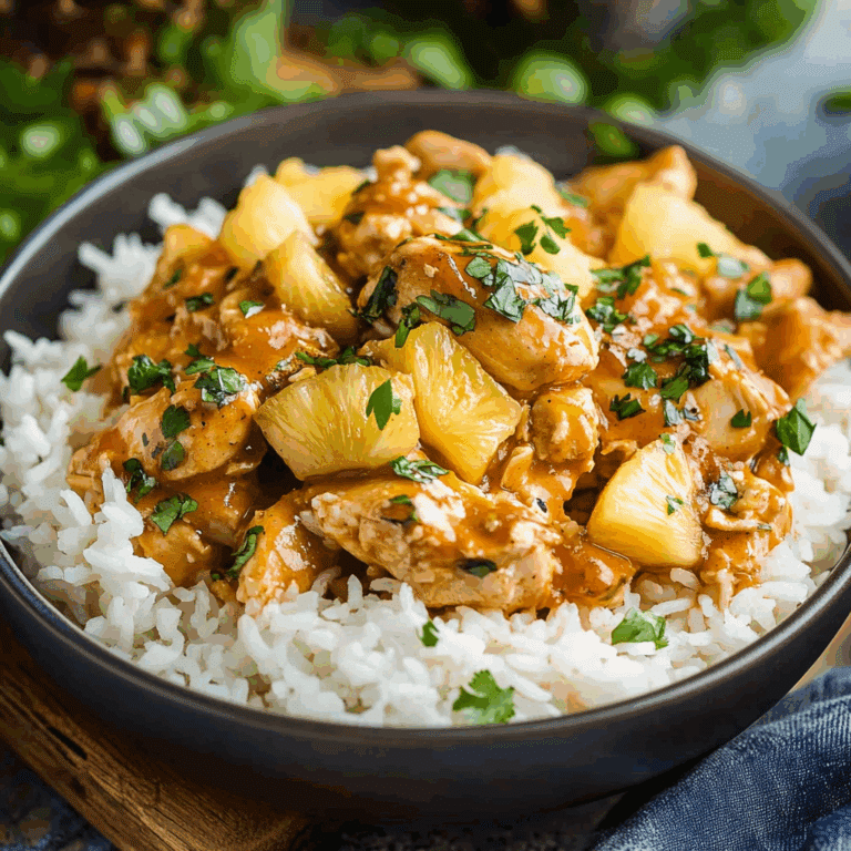 Tropical Pineapple Chicken and Rice