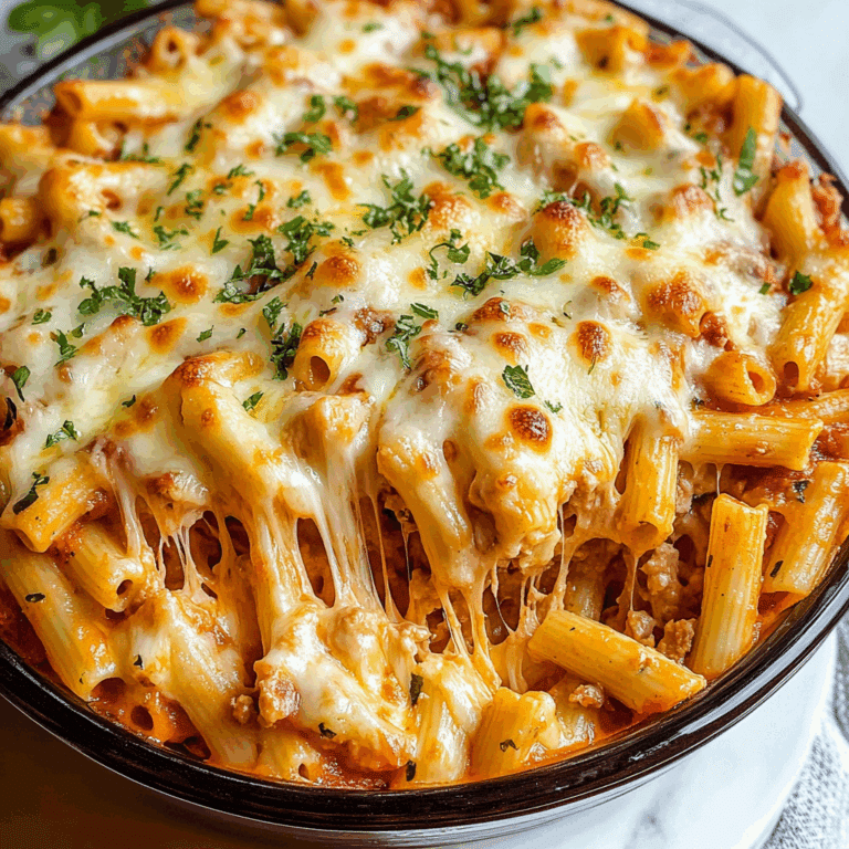 Ultimate Creamy Cheesy Baked Ziti