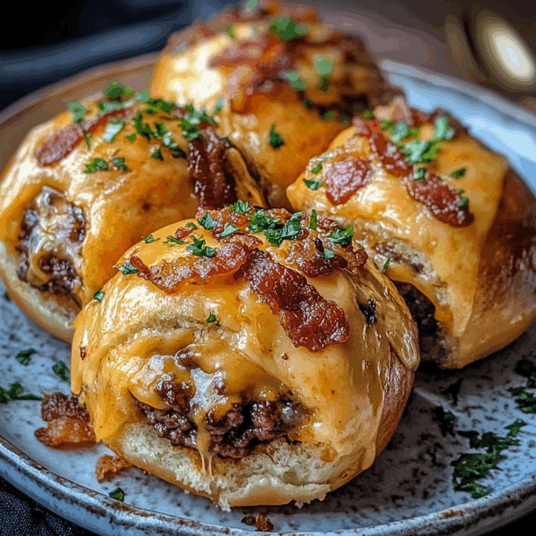Beef Bacon Cheeseburger Bombs