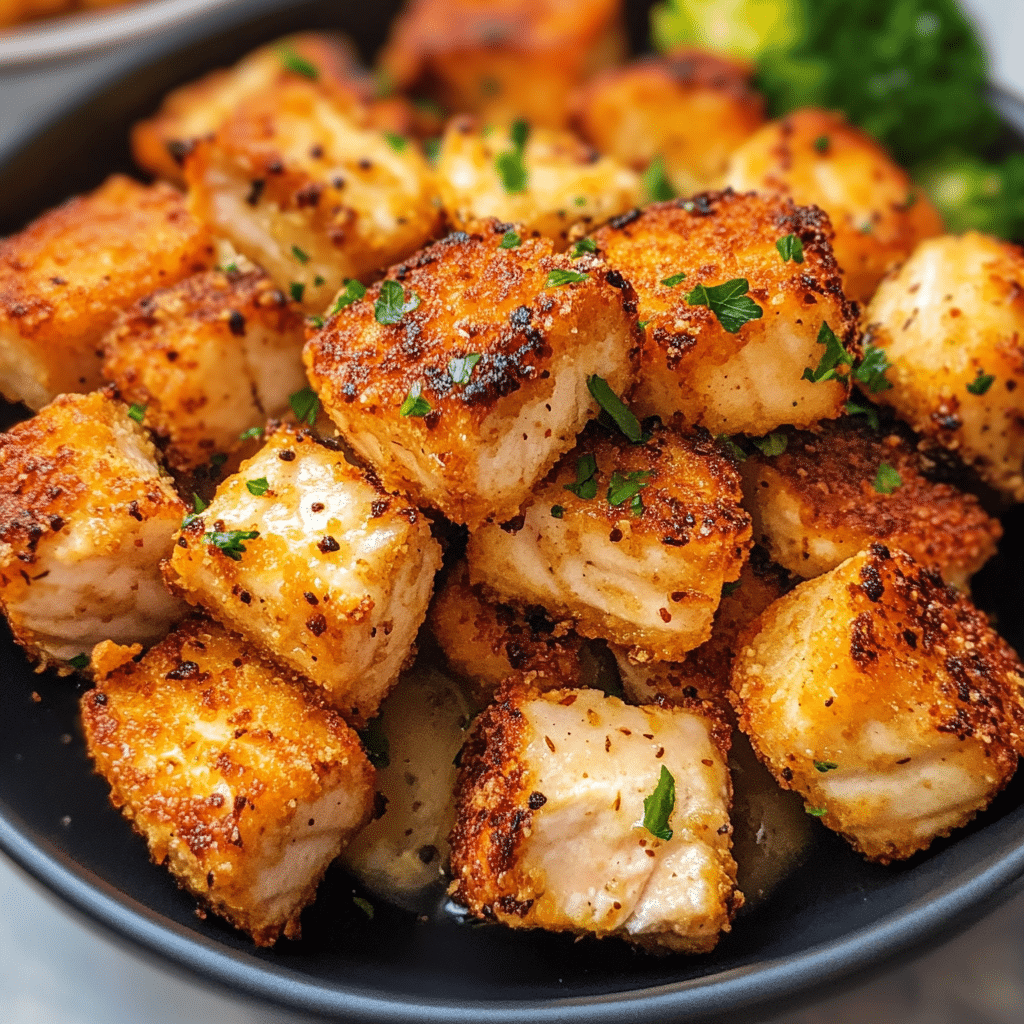 Crispy Air Fryer Salmon Bites