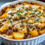 Hearty Hamburger Potato Casserole