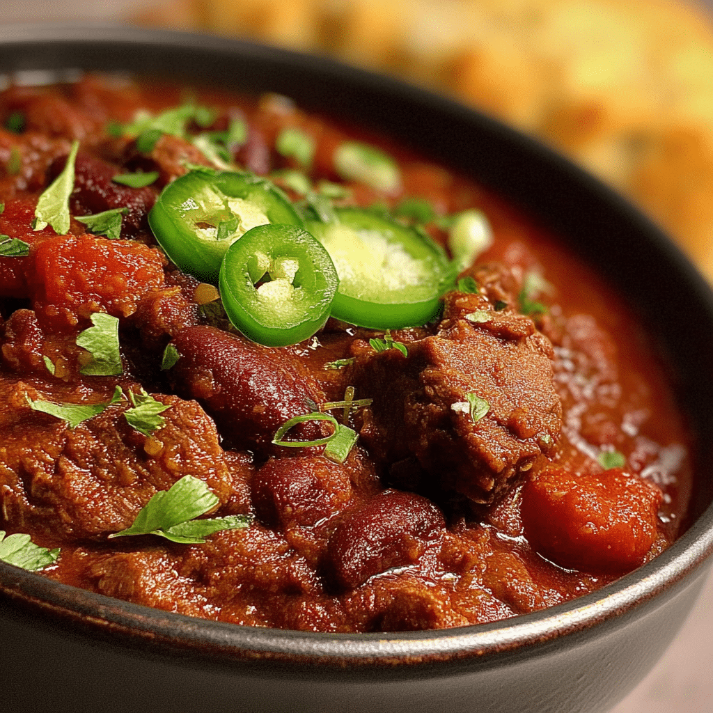 Hearty Steak Chili