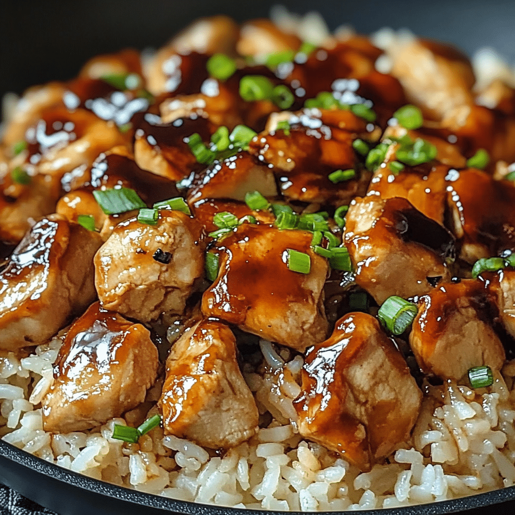 One-Pan Honey BBQ Chicken Rice