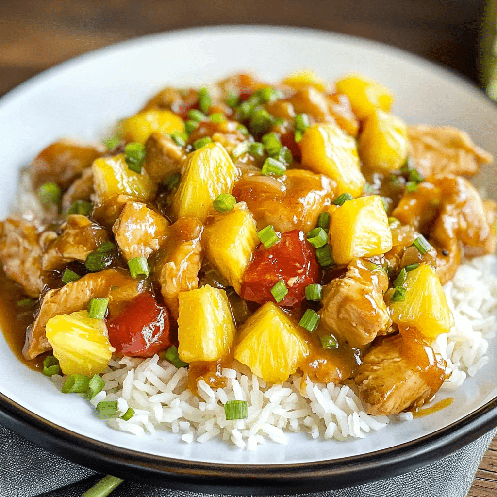 Pineapple Chicken and Rice