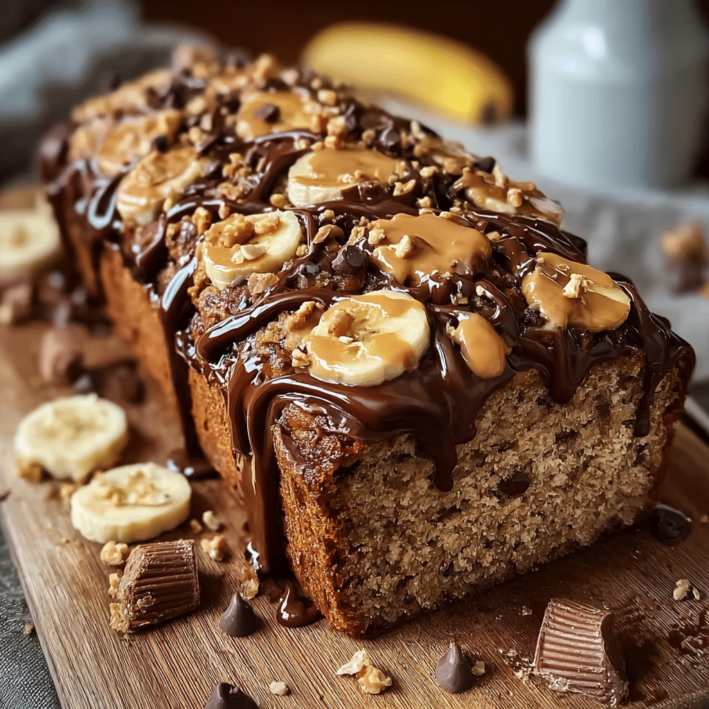 Reese's Peanut Butter Banana Bread