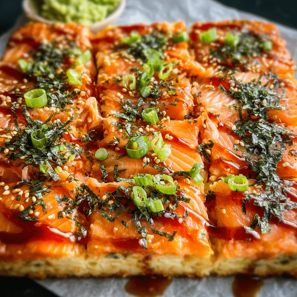 Salmon Sushi Bake Recipe