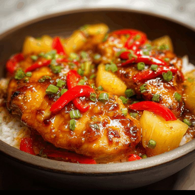 Sweet and Savory Pineapple Chicken