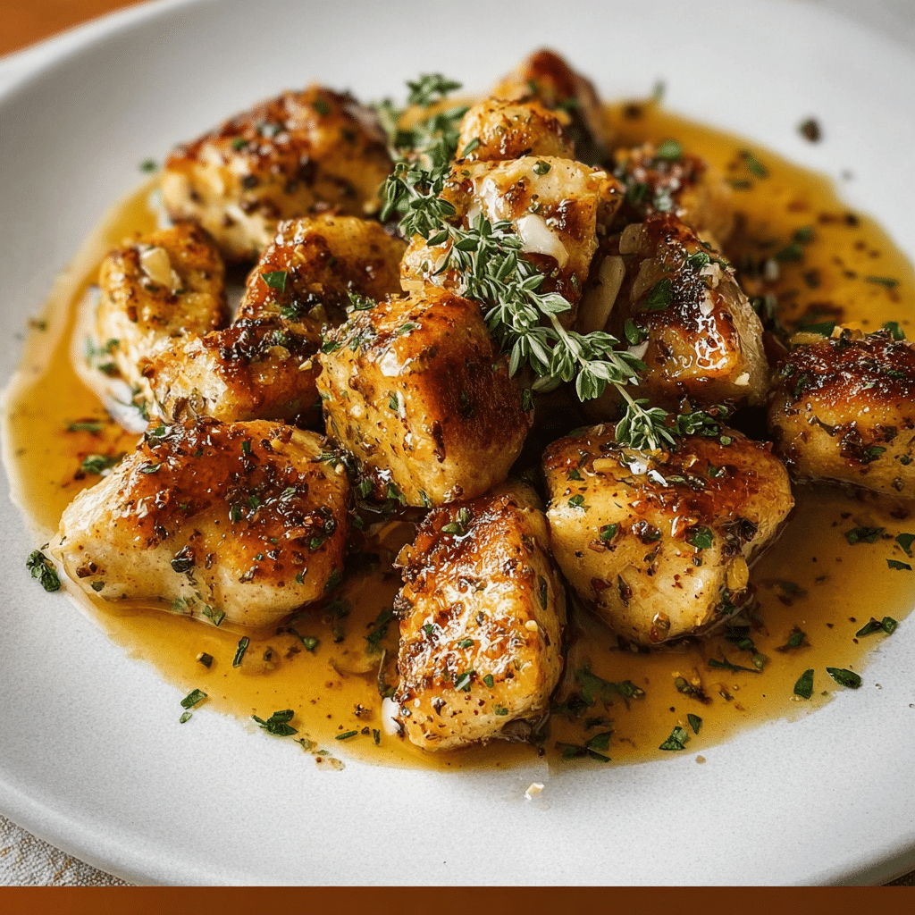 Butter Garlic Chicken Bites