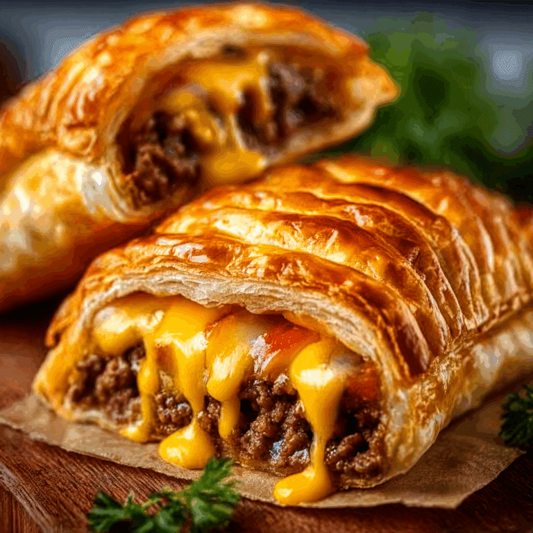 Easy Cheeseburger Pockets