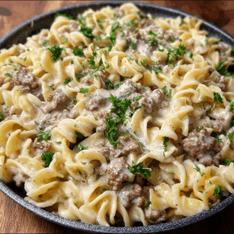 Hearty Ground Beef Pasta Recipe
