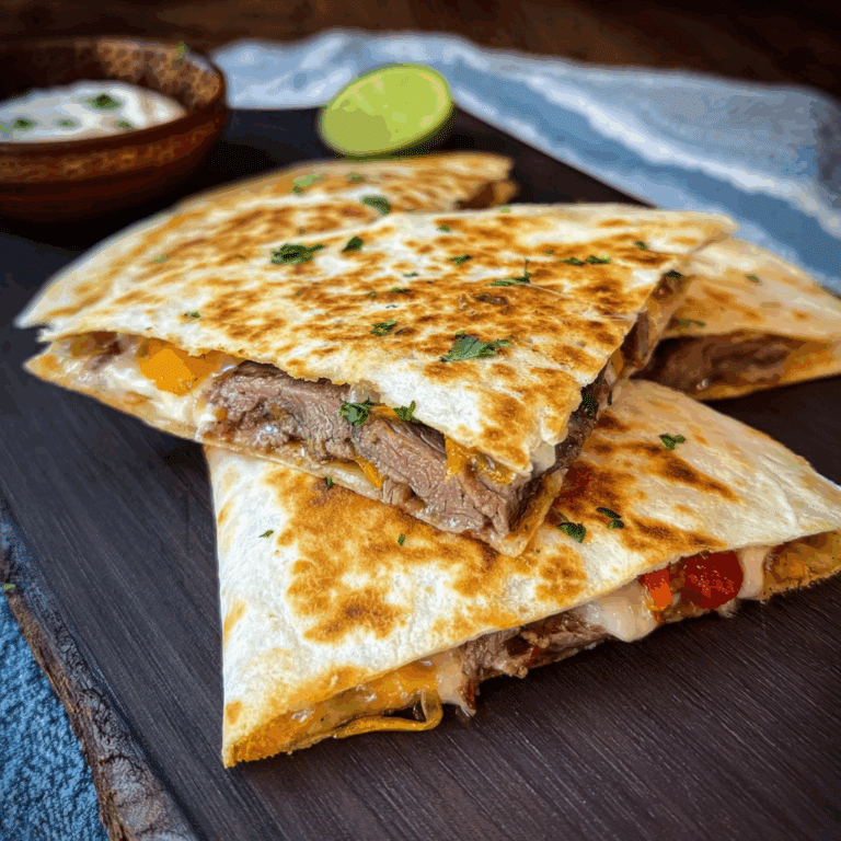 Quick & Steak Quesadilla Recipe