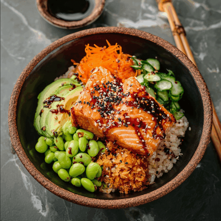 Salmon Rice Bowl Recipe