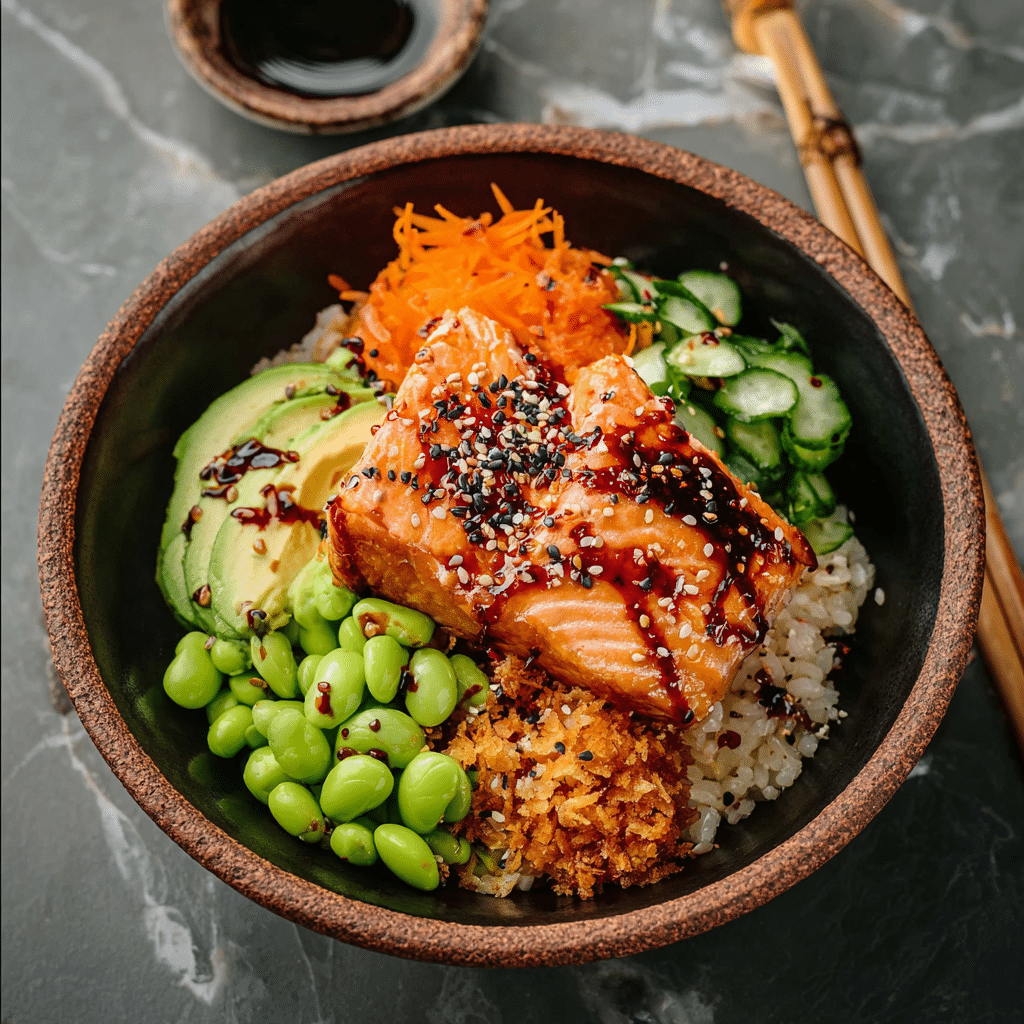 Salmon Rice Bowl Recipe
