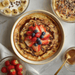 Baked Protein Pancake Bowl