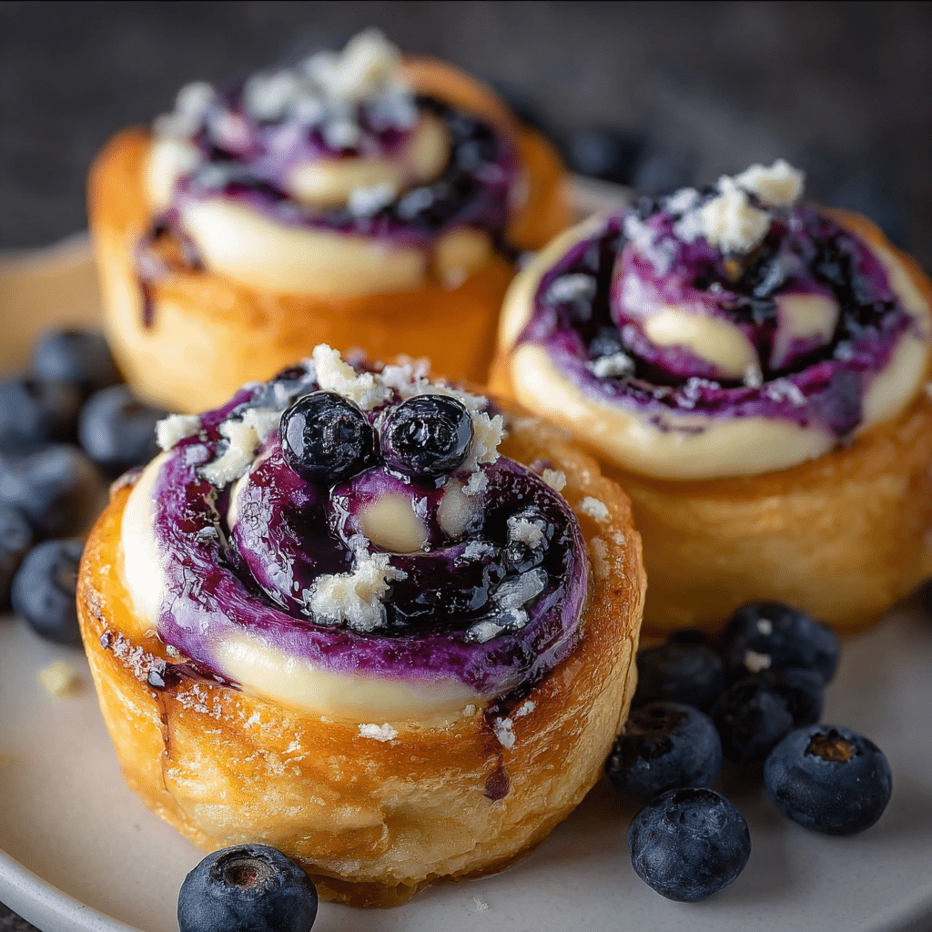 Blueberry Fluffy Cottage Cheese Cloud Bread