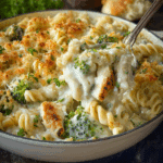 Chicken Broccoli Alfredo Bake