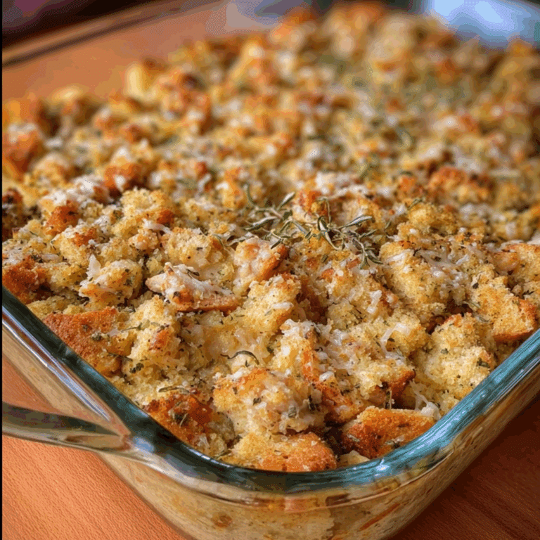 Easy Chicken and Dressing Casserole