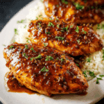 Juicy Honey Garlic Chicken Breasts
