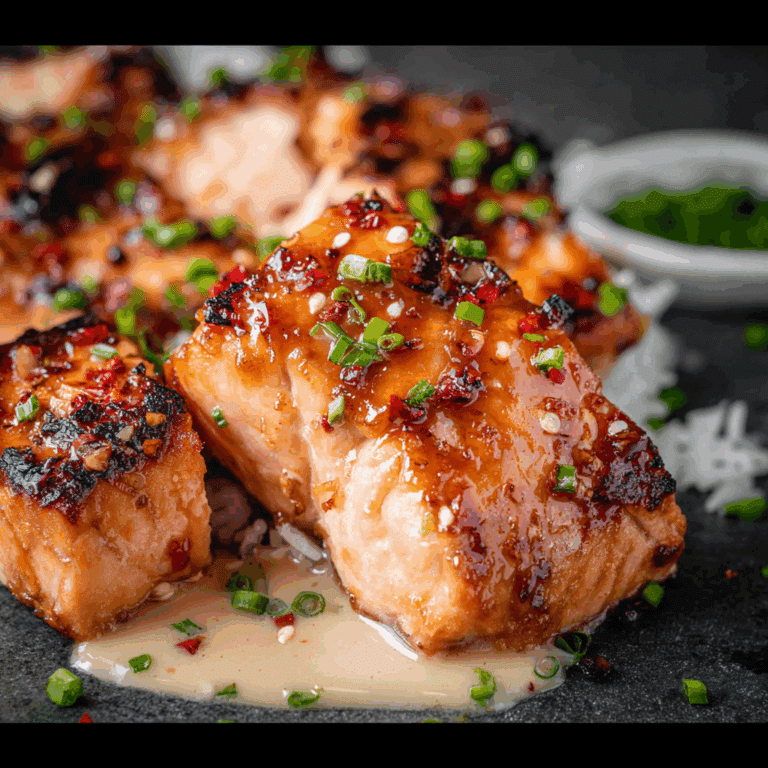 Savory Bang Bang Salmon Recipe