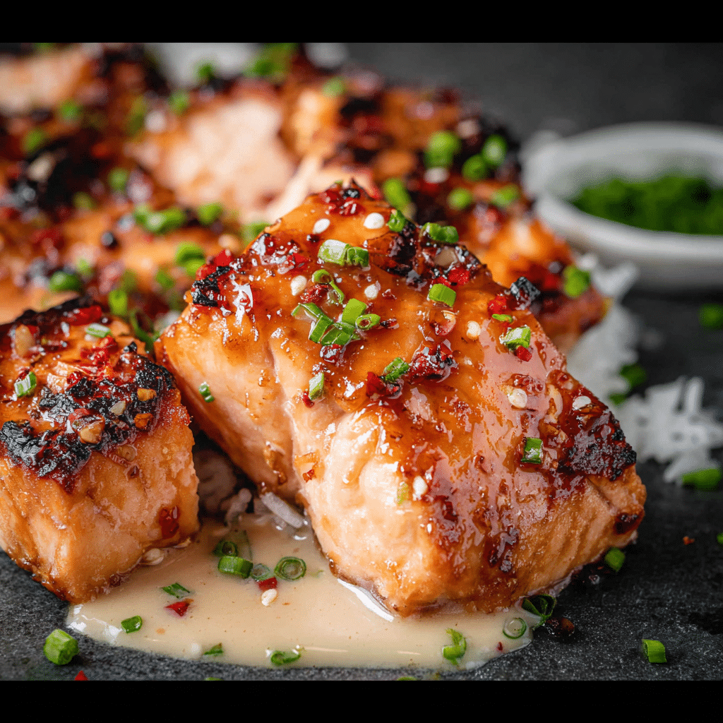 Savory Bang Bang Salmon Recipe