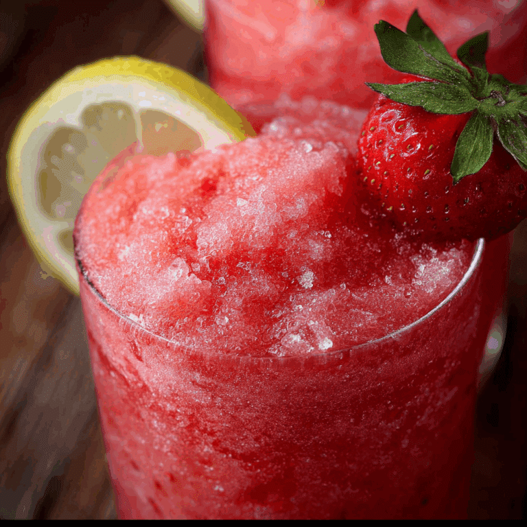Strawberry Lemonade Slushie