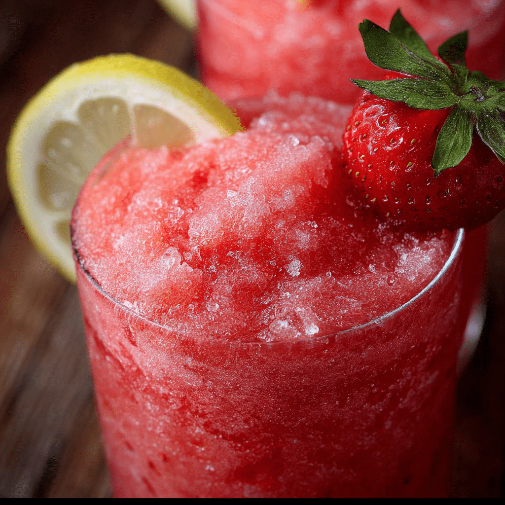 Strawberry Lemonade Slushie