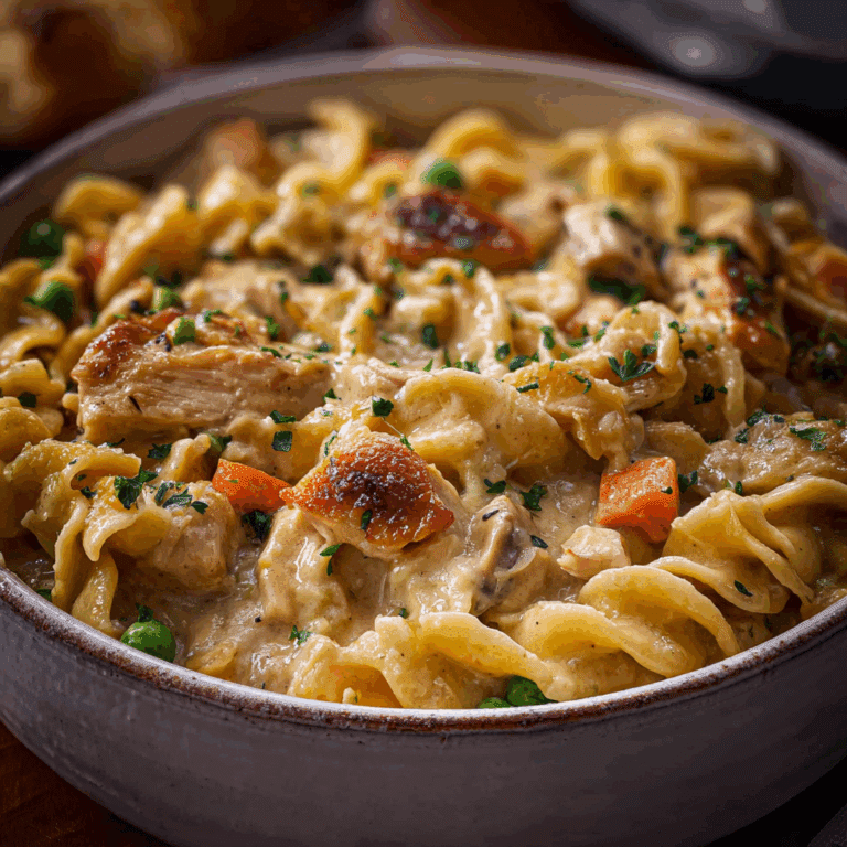 Chicken Pot Pie Pasta