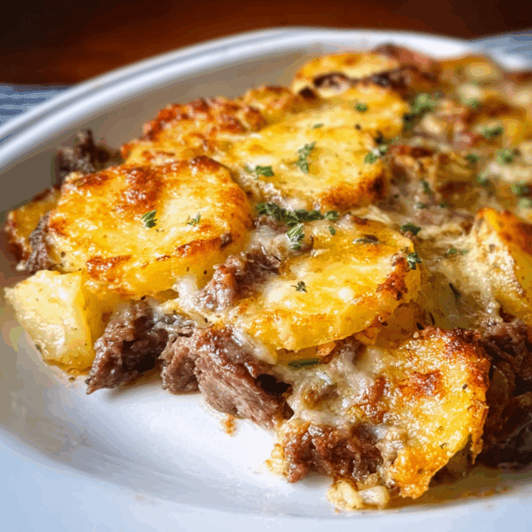 Easy Beef and Potato Casserole