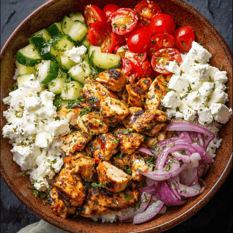 Greek Chicken Bowls
