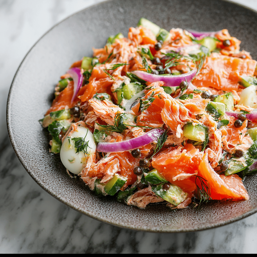 Refreshing Cold Salmon Salad Recipe