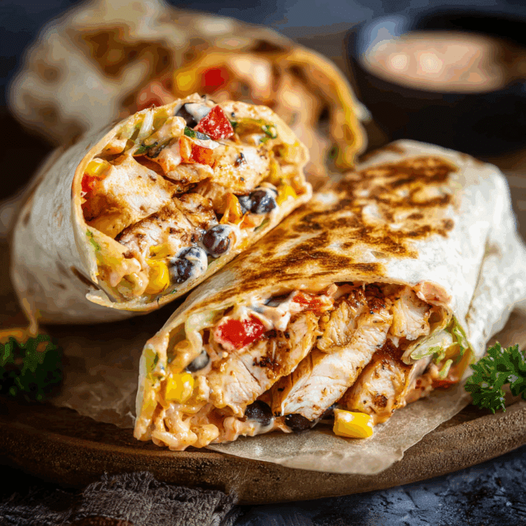 Southwestern Chicken Wrap