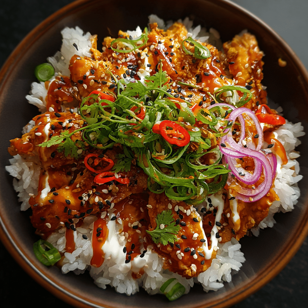 Spicy Bang Bang Chicken Bowl