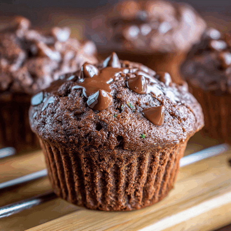 Chocolate Zucchini Muffins