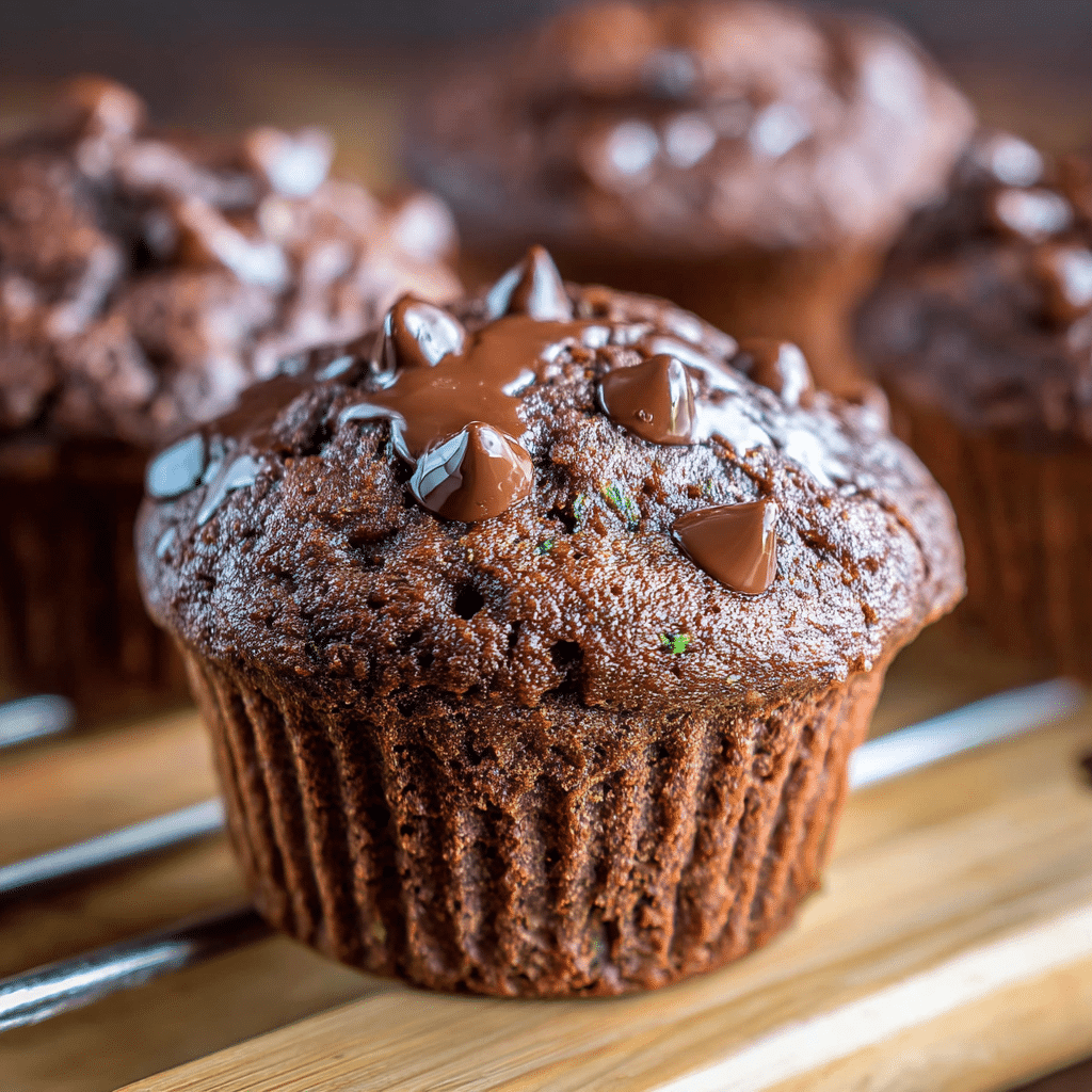 Chocolate Zucchini Muffins