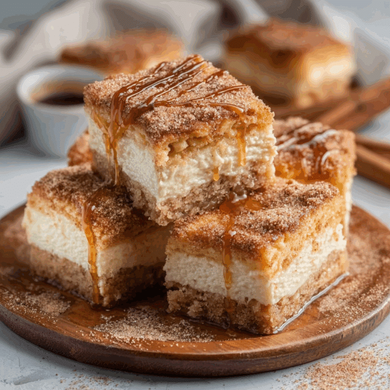 Churro Cheesecake Bars