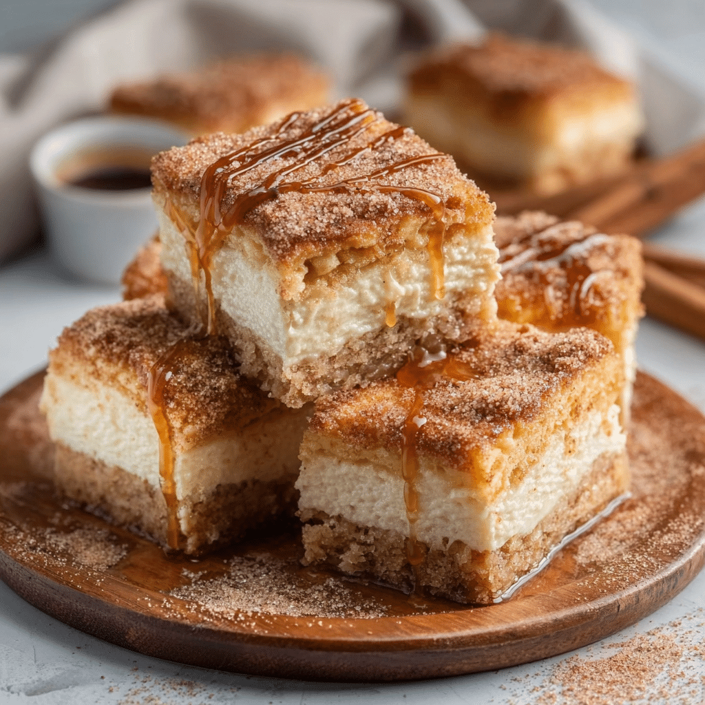 Churro Cheesecake Bars