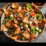 Fattoush Salad with Crispy Pita Chips