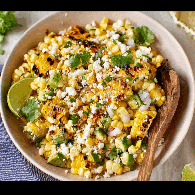 Grilled Corn Salad with Cotija Cheese