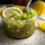 Lebanese Salad Dressing with Lemon and Garlic