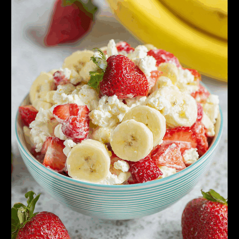 Strawberry Banana Salad