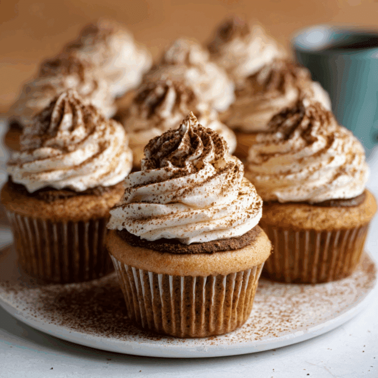 Tiramisu Cupcakes with Mascarpone Buttercream
