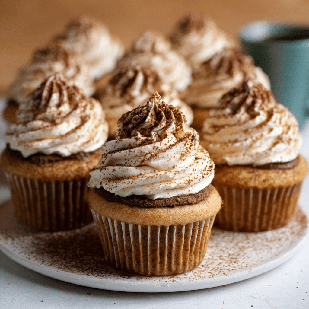 Tiramisu Cupcakes with Mascarpone Buttercream