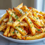 Air Fryer Garlic Parmesan Fries