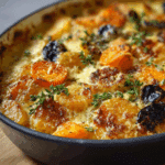 Cheesy Autumn Vegetable Bake