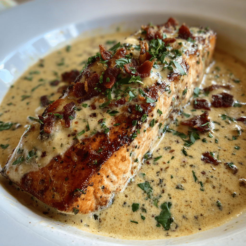 Creamy Tuscan Salmon with Garlic Butter Sauce